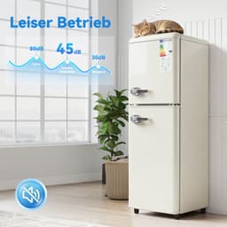 Koelkast 112 liter compact dubbeldeks koel vrieskast voor thuis keuken kantoor gebruik — thumbnail 4