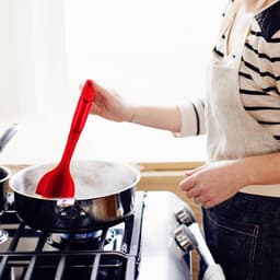 Hamburgerhakselaar - Keukengerei - Maaltijden Bereiden - Ergonomische Handgreep - 25 cm - Rood — thumbnail 5