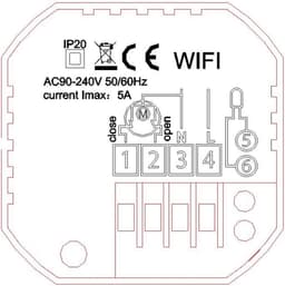 Slimme Thermostaat - WIFI Thermostaat - Energie Besparen - App en Stem Bediening - 8.5 x 8.5 x 4.5 cm — thumbnail 3