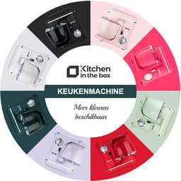 SnelShoppen - Kitchen in the Box Keukenmachine 1300W, 10 Snelheden, 4.5L + 5L Mengkommen, Elektrische Standmixer met Garde, Klopper en Deeghaak in Don — thumbnail 4