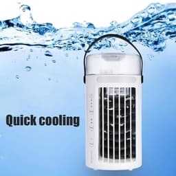 Draagbare Air Cooler - Mini Ventilator Luchtkoeler - Persoonlijke Koeling - 4-in-1 Multifunctioneel - 480ml Tank - Multi — thumbnail 5