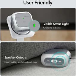 ESR Halolock Orbit Hybrid Hoes Geschikt Voor AirPods 4 (AirPods 4e Generatie) (2024) Magsafe Titanium — thumbnail 4