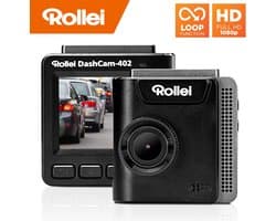 Thijox - Dashcam 402 met GPS en G-sensor, Full HD 1080p Autocamera voor Voorbewaking en Parkeerbewaking, Compact Zwart, Groothoeklens