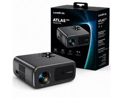 LumeWorks Atlas Full HD Beamer - Projector - 500 ANSI Lumen - Beeld tot 250 inch - 4K Support - Streamen vanaf Telefoon
