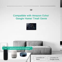 Intelligente Thermostaat - Wifi Regelaar - Comfort Verhoging - UV Vochtweergave - 4.8 Inch LCD - Zilver — thumbnail 4