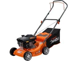 Thermische Grasmaaier - Benzine Grasmaaier - Gazon Onderhoud - 40cm Maaibreedte - 45 liter opvangbak - Grijs