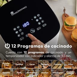 Hete Lucht Frituurpan - Airfryer Keuken - Gezond Koken - Digitaal Touchscreen - 5 Liter Inhoud - Wit — thumbnail 5