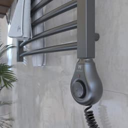 Elektrisch Verwarmingspatroon met Thermostaat 600W voor Badkamerradiator en Handdoekdroger — thumbnail 3