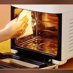 Compacte Airfryer - Oven - Gezond Koken - Intelligent Temperatuur - 8 Liter - Wit Zwart — thumbnail 3