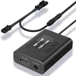 SnelShoppen - Dash Camera Power Adapter 3-Pin voor Seat, Skoda, Cupra - LED Display USB Oplader met 5V 12V Output - Eenvoudig te Installeren voor Rege — thumbnail 1