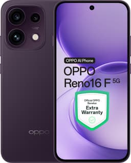 OPPO Reno16 F 5G 8+256GB Paars Zwart - Extra Garantie — thumbnail 1