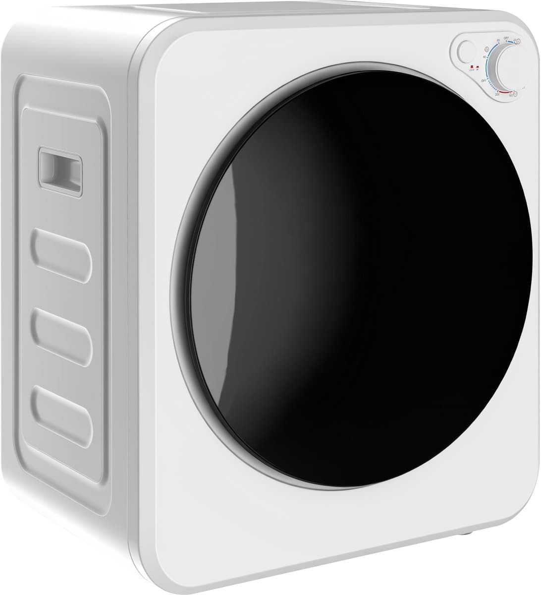 Sogiol® Compacte Mini Wasdroger afvoerdroger - 5 Programma's - RVS Trommel 4 kg 800W 400W — afbeelding 1
