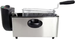 Friteuse - Frituurpan - Thuis Frituren - Grote Capaciteit - 3 Liter - Zwart — thumbnail 4