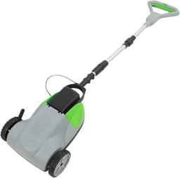 Elektrische Grasmaaier - Grastrimmer Tuinmaaier - Gazononderhoud - Borstelloze Motor 6500 RPM - 59 x 37 x 24 cm - Zilver — thumbnail 4