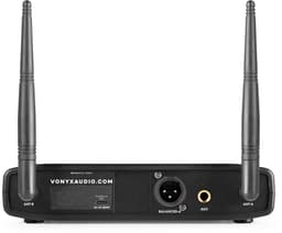 Draadloze microfoon - Vonyx VM42H - UHF Microfoon set met tuner - Zang microfoon — thumbnail 4