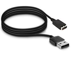 kwmobile USB-oplaadkabel geschikt voor Polar M430 - Kabel voor smartwatch - zwart