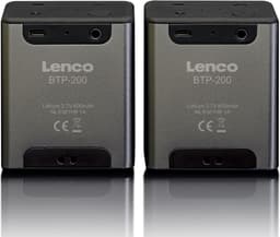 Lenco BTP-200BK - Bluetooth Speaker Draadloos - 8 uur batterij - Zwart — thumbnail 4
