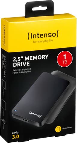(Intenso) Memory Drive - HDD - USB 3.2 - 2.5 inch - 1TB - incl. beschermhoes (6021560) — thumbnail 4