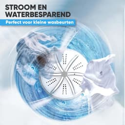 Mini Wasmachine – Kleine Camping Wasmachine – camping gadget – Camping Accessoires – Draagbare Handwasmachine – 2KG Wascapaciteit – UV reiniger kleine wasmachine — thumbnail 2