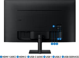 Samsung Smart M7 LS32DM702UUXEN - 4K - VA-paneel - 32 inch — thumbnail 5
