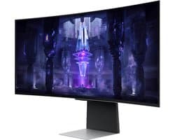 Samsung Odyssey G8 LS34BG850SUXEN - QHD Ultrawide OLED Smart Monitor - Apple AirPlay - Tizen - Wi-Fi - 175Hz - 34 inch — afbeelding 1