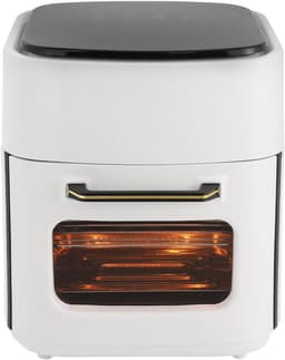 Heteluchtfriteuse, 15 liter, friteuse zonder olie, airfryer, luchtheteluchttechnologie, touchscreen, 1400 W, 37,05 x 29 x 37,05 cm, wit — thumbnail 1
