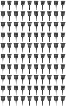 Bonsai Mestmandanden, Slow Release Meststoffen, Vogelbestendig Deksel, 100 Pcs Pack, voor Potplanten, Vetplanten, Orchideeën, Draagbare Mesh -manden — thumbnail 1