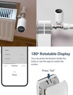 Slimme Zigbee-radiatorthermostaat met appbediening en spraakbediening — thumbnail 2