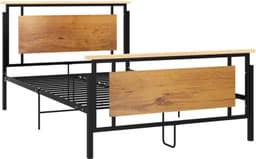 Bedframe, familiebed, palletbed, bedframe, metaal, 120 x 200 cm — thumbnail 4