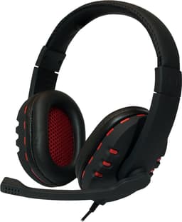 LogiLink HS0033 Stereofonisch Hoofdband Zwart, Rood hoofdtelefoon met USB aansluiting — thumbnail 3