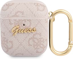 Guess 4G Script Logo AirPods 1 - AirPods 2 Case - Pink — thumbnail 1