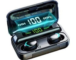 Draadloze Oordopjes - Bluetooth Oortjes - Koptelefoon - Wireless Earbuds - Airpods en Samsung Alternatief - met Oplaadcase - Zwart — afbeelding 1