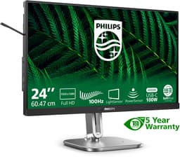 Philips 5000 series 24B2G5301/00 computer monitor 60,5 cm (23.8") 1920 x 1080 Pixels Full HD LCD Zwart — thumbnail 8