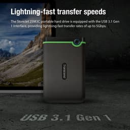 RFWR® 4TB Externe Harde Schijf - 2,5 Inch USB 3.1 Gen 1 met Militaire Bescherming — thumbnail 3