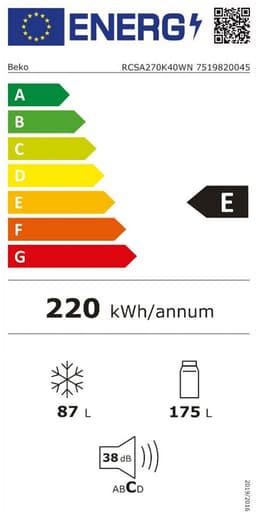 Beko RDSA240K40WN - Koel- vriescombinatie — thumbnail 11