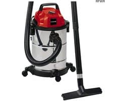 RFWR® Krachtige Nat- en Droogzuiger met 20L RVS Reservoir en 1250W Motor