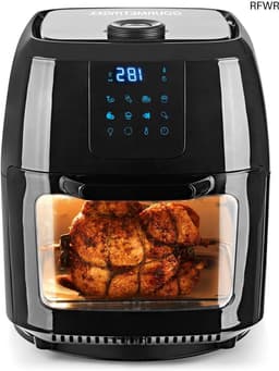 RFWR® Digitale XXL heteluchtfriteuse 9 liter – Frituren zonder vet, oven en draaigrill in één — thumbnail 1