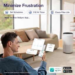 RFWR® Slimme HEPA Luchtreiniger met App & Stille Werking voor Allergieën — thumbnail 3