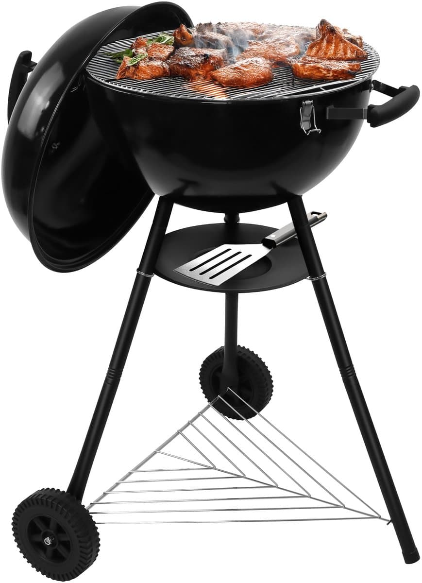 Gregman Roast 60 Elektrische & Houtskool BBQ – 5 kW – Deksel & Wielen — afbeelding 1
