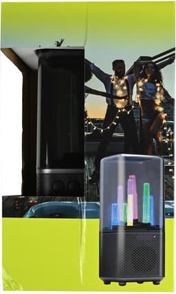 Benson Bluetooth luidspreker - Dansend licht - 3 uur muziek - 9 lichtmodi - Zwart — thumbnail 5