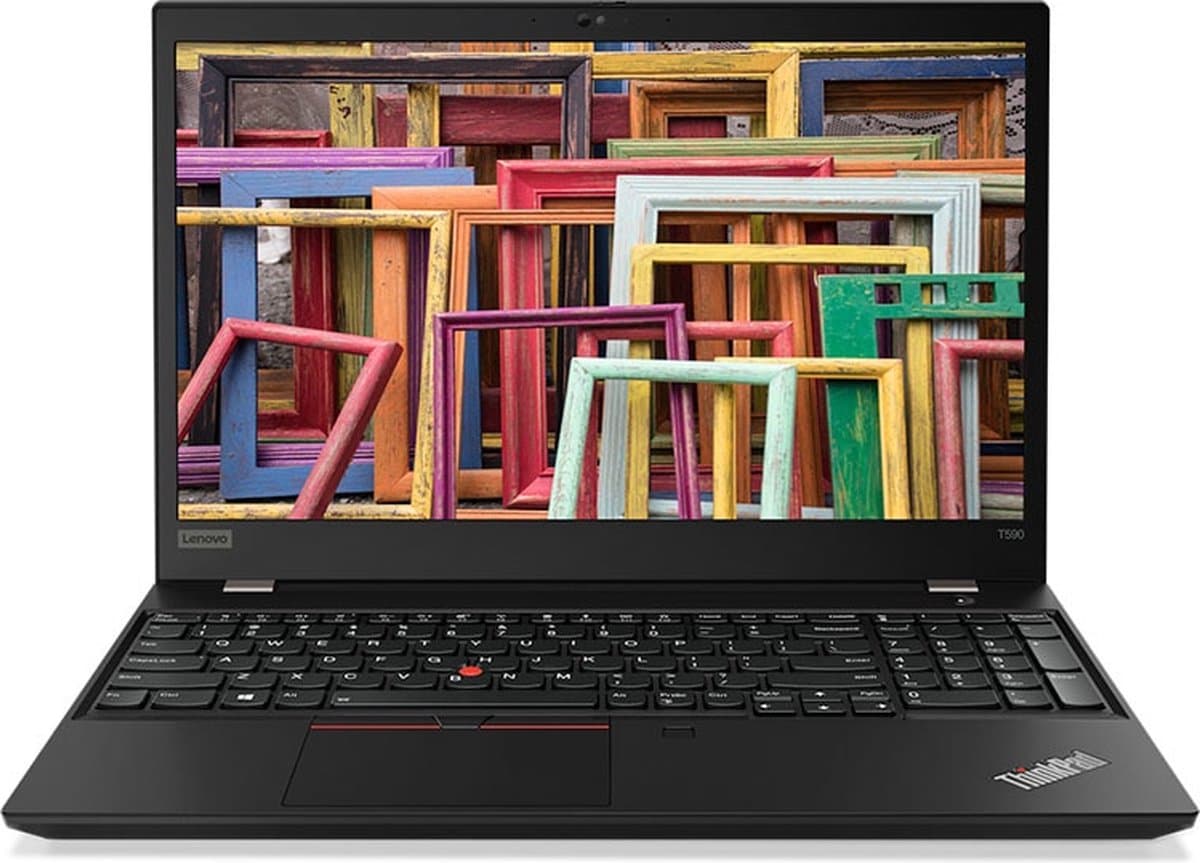Lenovo ThinkPad T590 Intel® Core™ i5 i5-8265U Laptop 39,6 cm (15.6") Full HD 8 GB DDR4-SDRAM 256 GB SSD Wi-Fi 5 (802.11ac) Windows 10 Pro Zwart — afbeelding 1