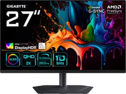GIGABYTE MO27Q3 - 2K QHD QD-OLED Gaming Monitor - 360Hz - 27 Inch — thumbnail 1