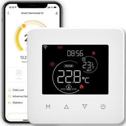 Slimme Thermostaat voor Elektrische Vloerverwarming met WiFi en App Bediening — thumbnail 5