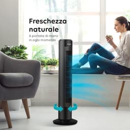 Torenventilator met afstandsbediening en timer - 70 cm — thumbnail 4