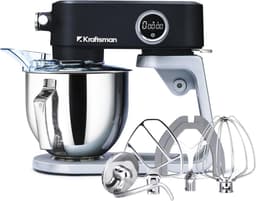 Volledig metalen keukenmachine met 8 snelheden en timerfunctie – ideaal voor elke baksessie — thumbnail 1