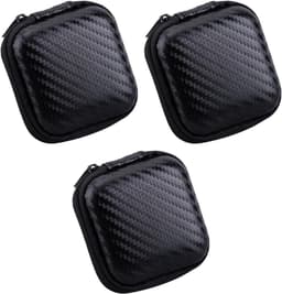 Ronte - Opbergdoos voor hoofdtelefoon, harde beschermhoes - Set van 3 - Opbergdoos voor mini-hoofdtelefoon - Vierkante beschermbox - Hoofdtelefoontas — thumbnail 1