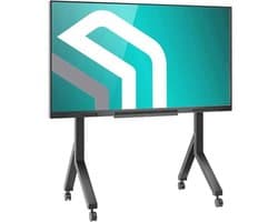 Mobiele TV Stand met Wielen voor 70-110 inch Televisies - Hoogte Verstelbaar, max VESA 1000x800, Draagvermogen tot 120 kg