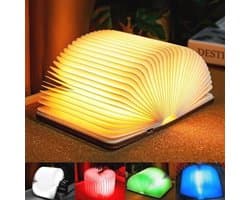 Opvouwbare Led-boekenlamp met USB-C Oplaadbare Nachtlamp - Perfect voor Kinderen en als Cadeau