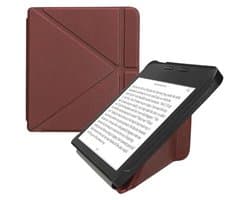 E-Reader Hoes Voor Kobo Libra 2 - Met Kickstand - E-reader Faux Leder Cover - In Burr