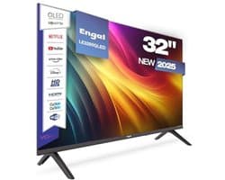 Smart-TV 32 inch QLED met Dolby Audio en Time-Shift functie